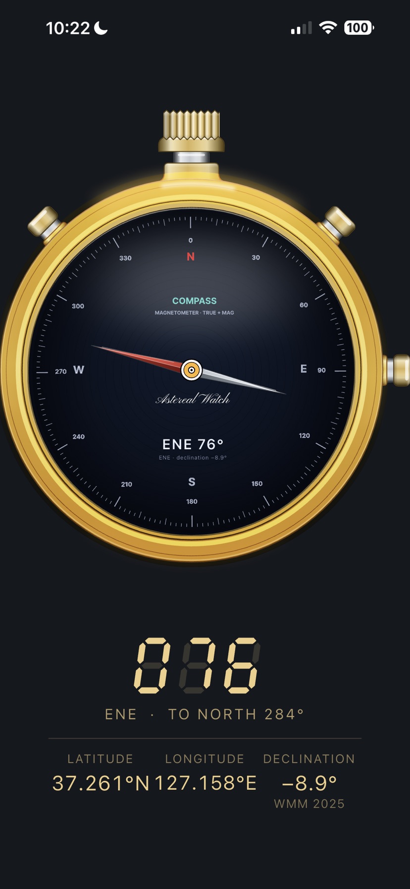 Compass panel