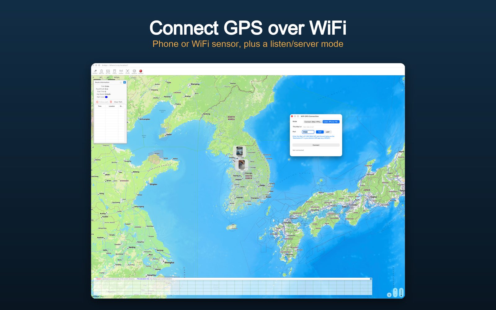 WiFi GPS Connection